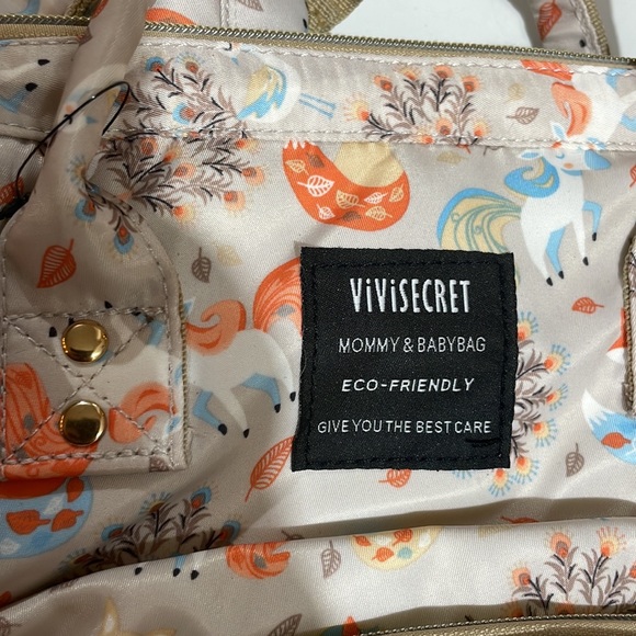 HANNABIGAIL DIAPER BAG BACKPACK FOR MOMS WATERPROOF. EUC. Like new - Picture 5 of 5